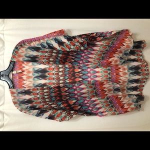 Multi colored kimono